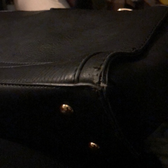 EUC Black Jewrled with Gold Hardware Handbag. - Picture 5 of 5